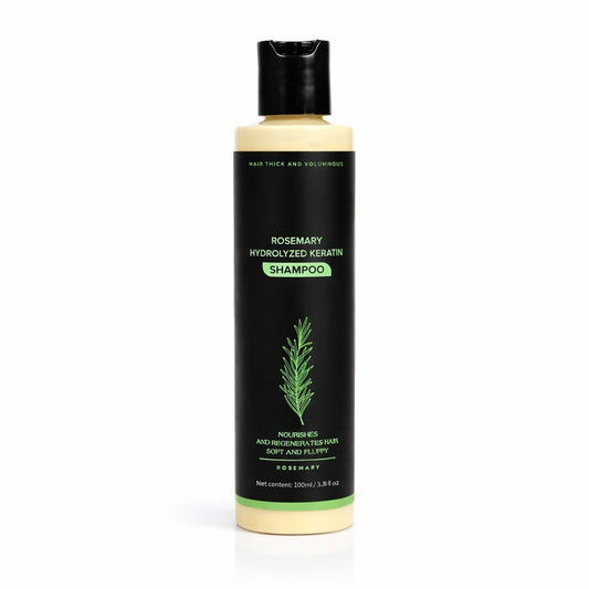 Rosemary Keratin Shampoo 100ml for Soft, Full-Looking Hair