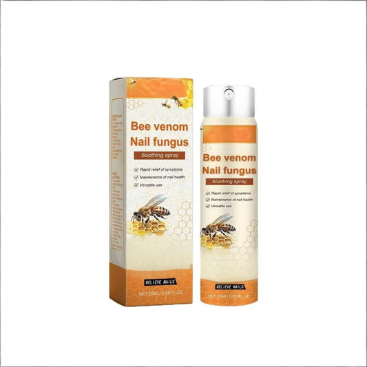 Spray para uñas con veneno de abeja para el cuidado de la apariencia de las uñas de los pies amarillas y ásperas, 20 ml
